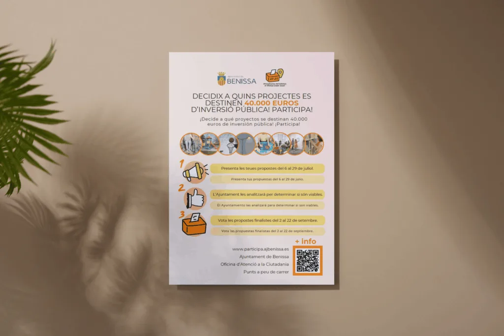 mockup cartel benissa